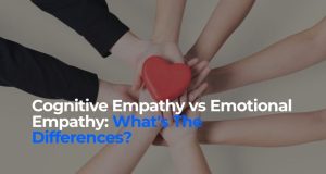 Hands coming together to represent cognitive and emotional empathy